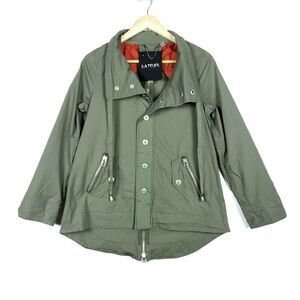 L'Atelier Womens Jacket Small Green Oversized Urbancore Edgy Utility Military